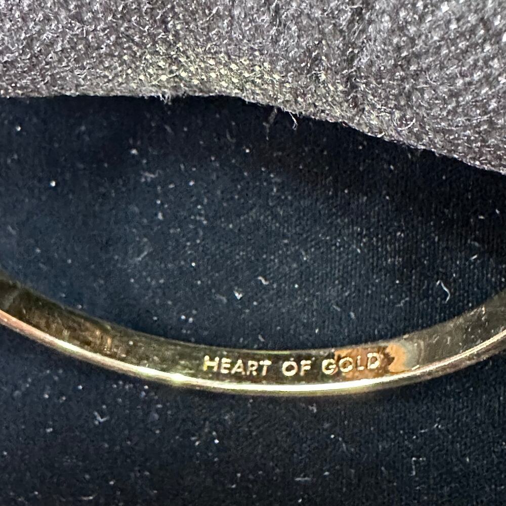 Kate Spade - "Heart of Gold" idiom bracelet, gold - Picture 2 of 5